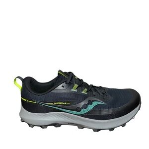 Saucony Trail Shoes in Black and Lime size 11.5